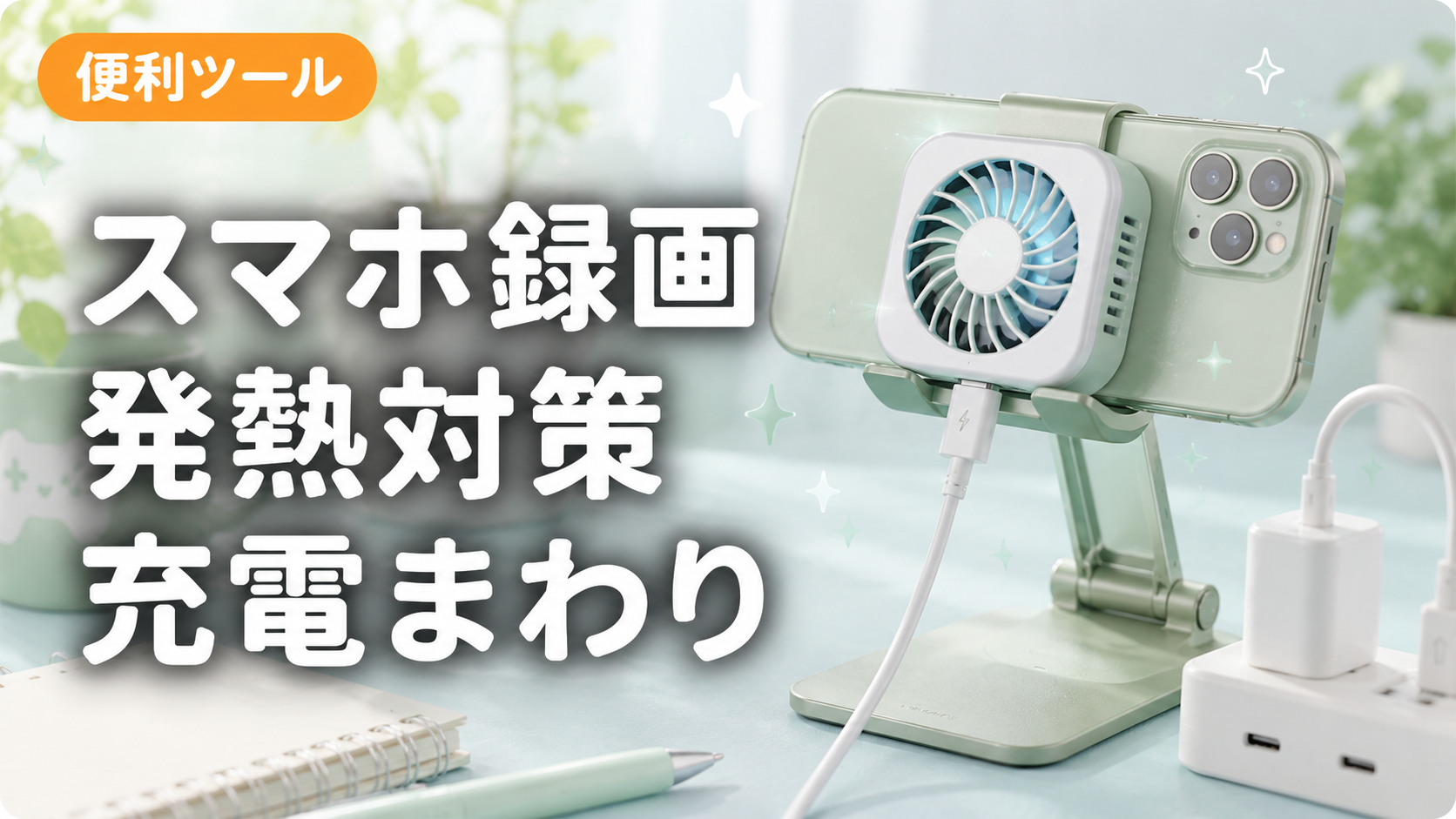 スマホゲーム紹介で地味に効く冷却と充電まわり